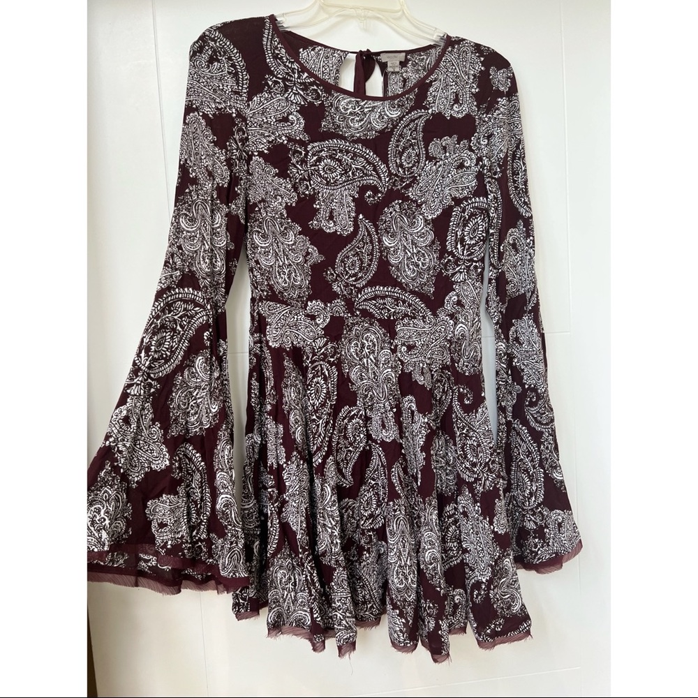 Urban Outfitters Burgundy Dress